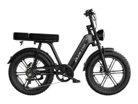 Bike Elétrica E-KOA Duos Mobile na cor preta — Resplen Motors