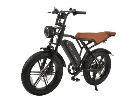 Bike Elétrica E-VOK Duos Mobile na cor preta — Resplen Motors